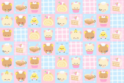 轻松熊iPad平板壁纸​​​