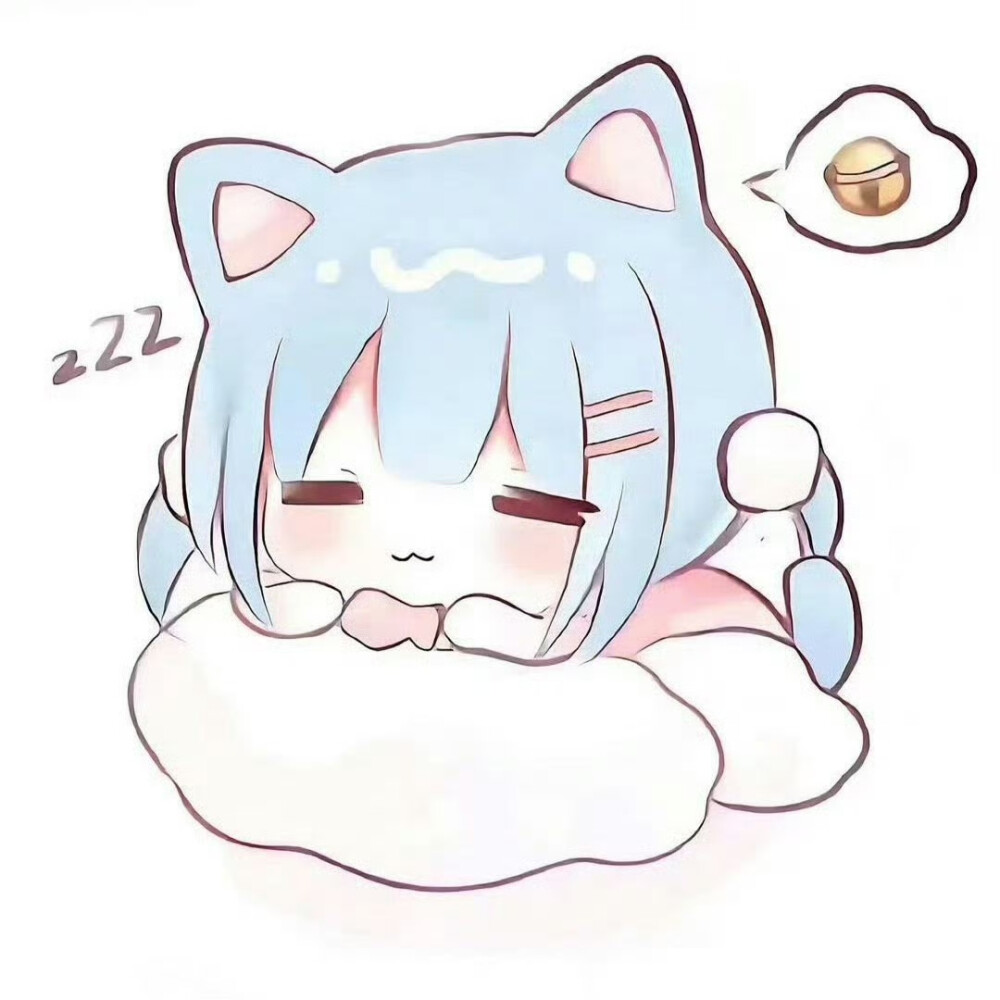 蓝色系漫头