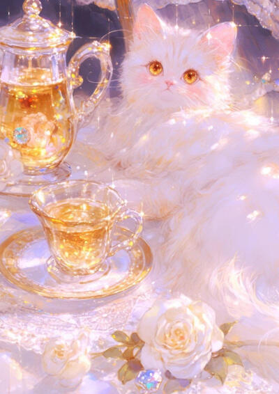 blingbling甜品和猫的下午茶图集