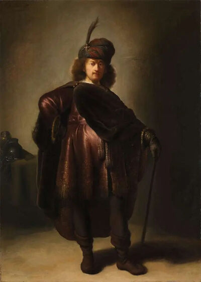 穿着东方服饰的伦勃朗肖像，艾萨克·德·朱德维尔，1631-1633，莱顿收藏