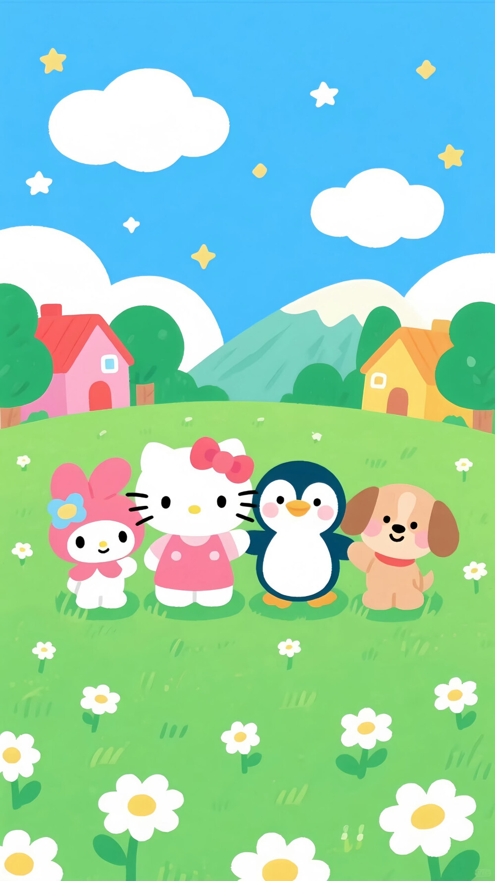 Kitty可爱壁纸
#插画壁纸#