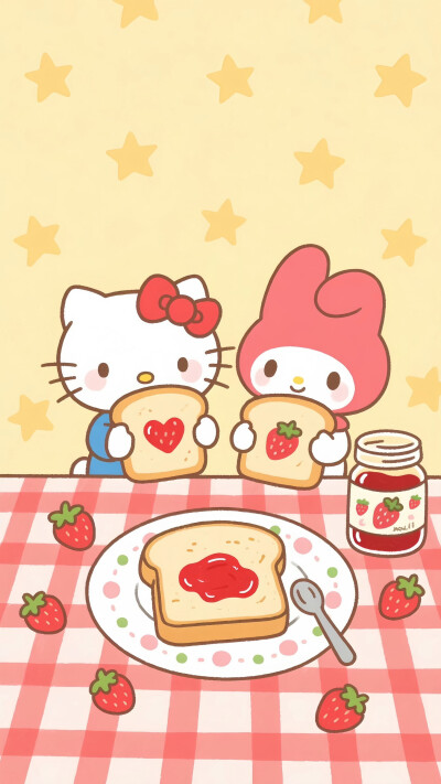 Kitty可爱壁纸
#插画壁纸#
