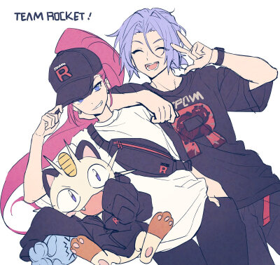 宝可梦可爱迷人的 火箭队 养眼组
（cr .pkgllllllv） ​​​
叶不羞羞羞羞羞羞