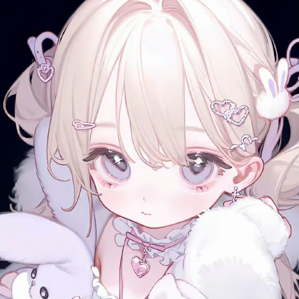 ♡祈兔缘♡＃动漫头像＃Wechat头像＃古风头像＃可爱头像＃可爱女头＃手绘头像＃情侣头像＃黑白头像