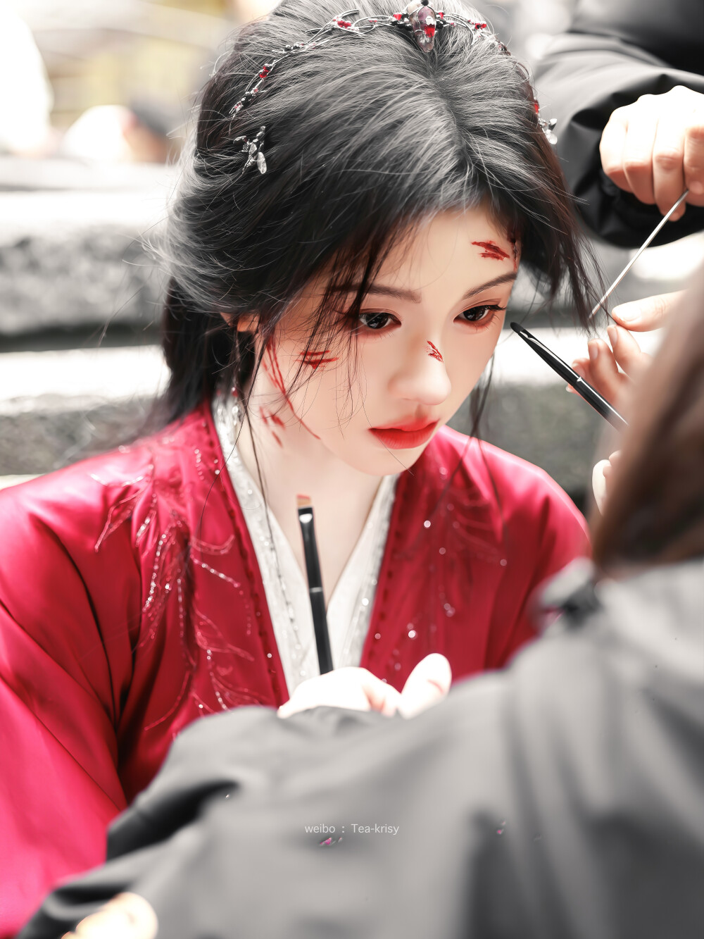 鞠婧祎x露芜衣
#月鳞绮纪杀青# ​​​