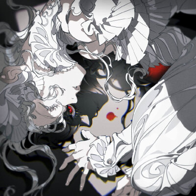配色人物设定.动漫插画参考.
画师：米山舞 ​​​