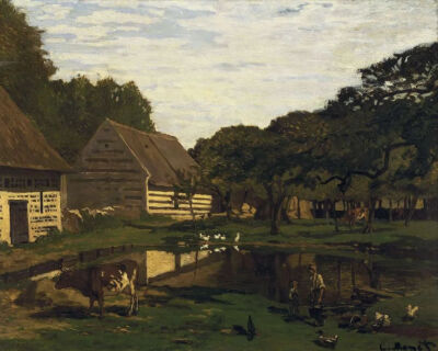 农家院 莫奈 1863 年