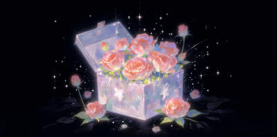 小天使和玫瑰花