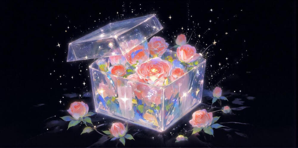 小天使和玫瑰花