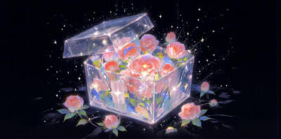 小天使和玫瑰花