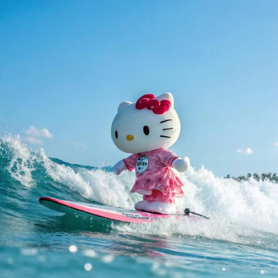 #HelloKitty头像
#冲浪喵