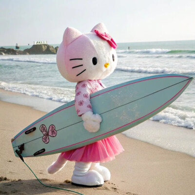 #HelloKitty头像
#冲浪喵