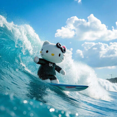 #HelloKitty头像
#冲浪喵