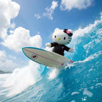 #HelloKitty头像
#冲浪喵
