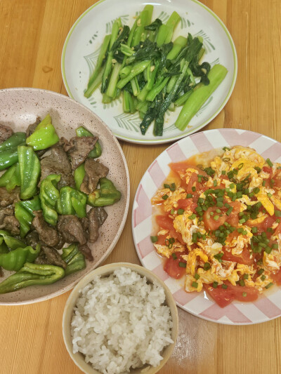 自己做饭，三菜一饭版