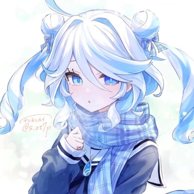 蓝色系头像