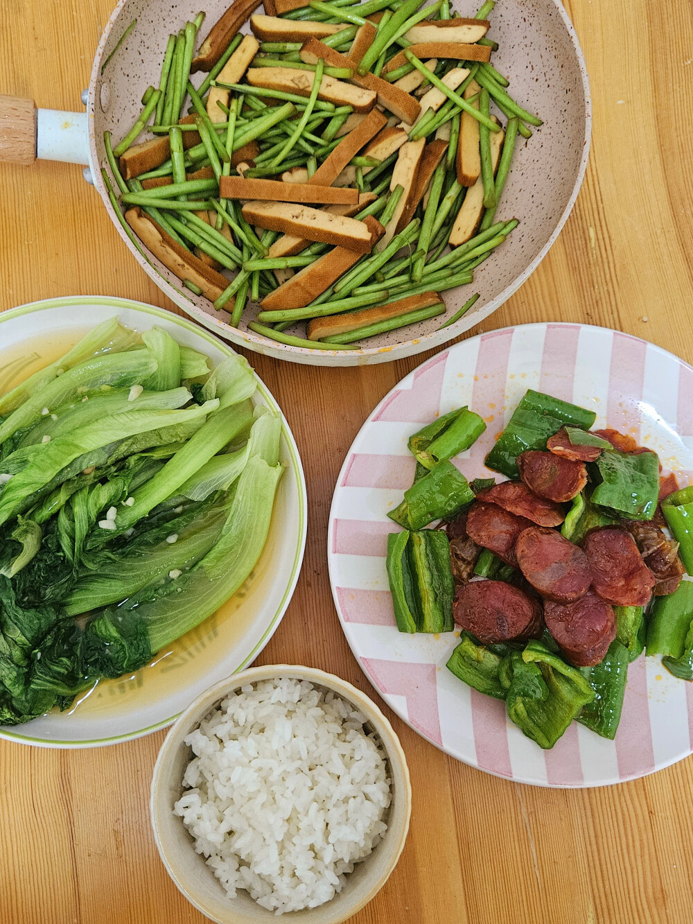 自己做饭，三菜一饭版