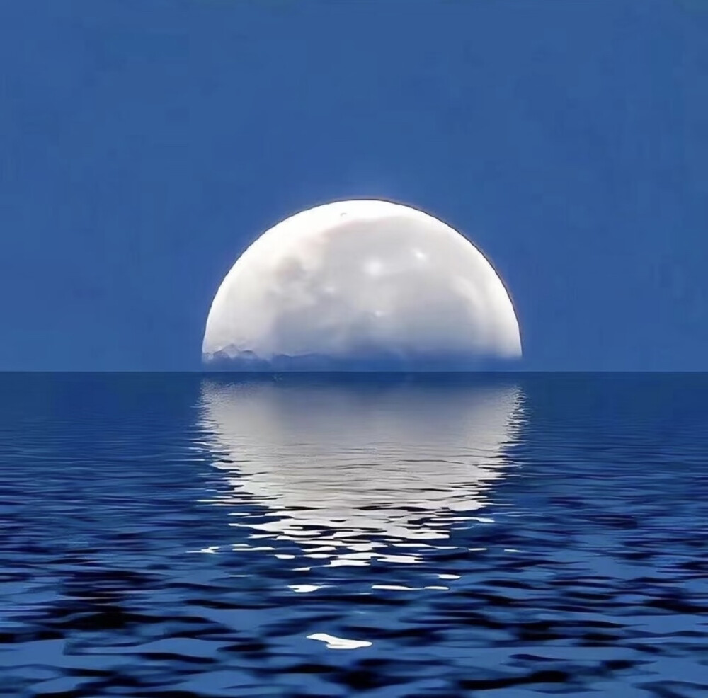 蓝色朋友圈背景