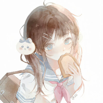 ♡祈兔缘♡＃动漫头像＃Wechat头像＃古风头像＃可爱头像＃可爱女头＃手绘头像＃情侣头像＃黑白头像