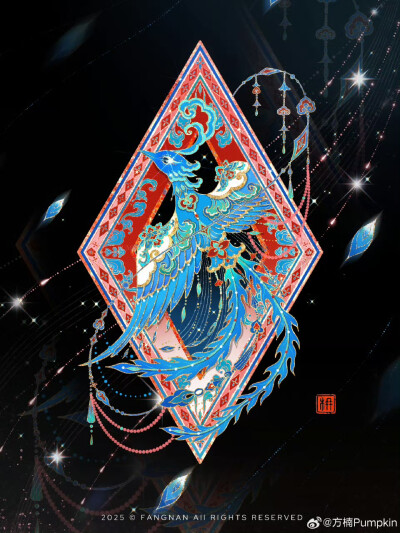 当扑克遇上非遗美学系列❗️
扑克牌里的国风世界#原创插画# ​
插画精选｜画师：方楠Pumpkin