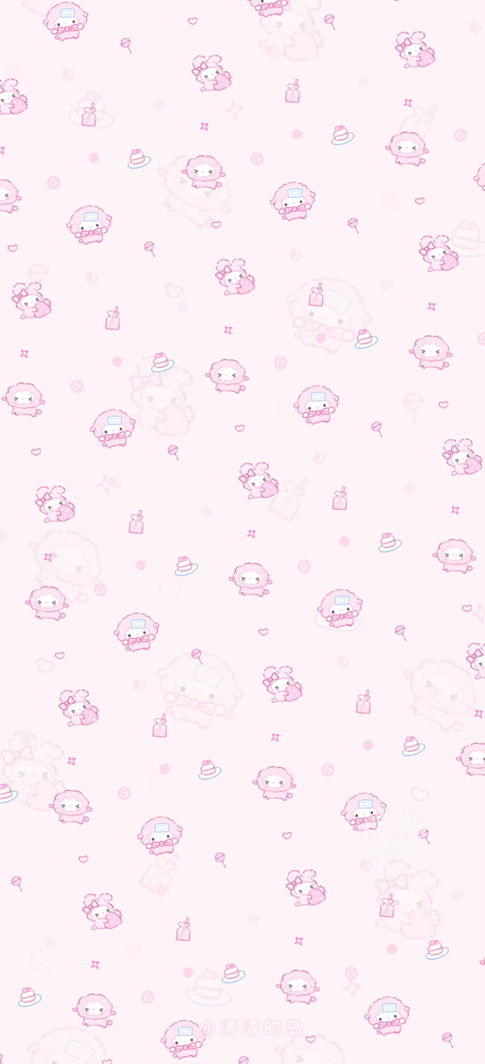 少女心壁纸/聊天背景图