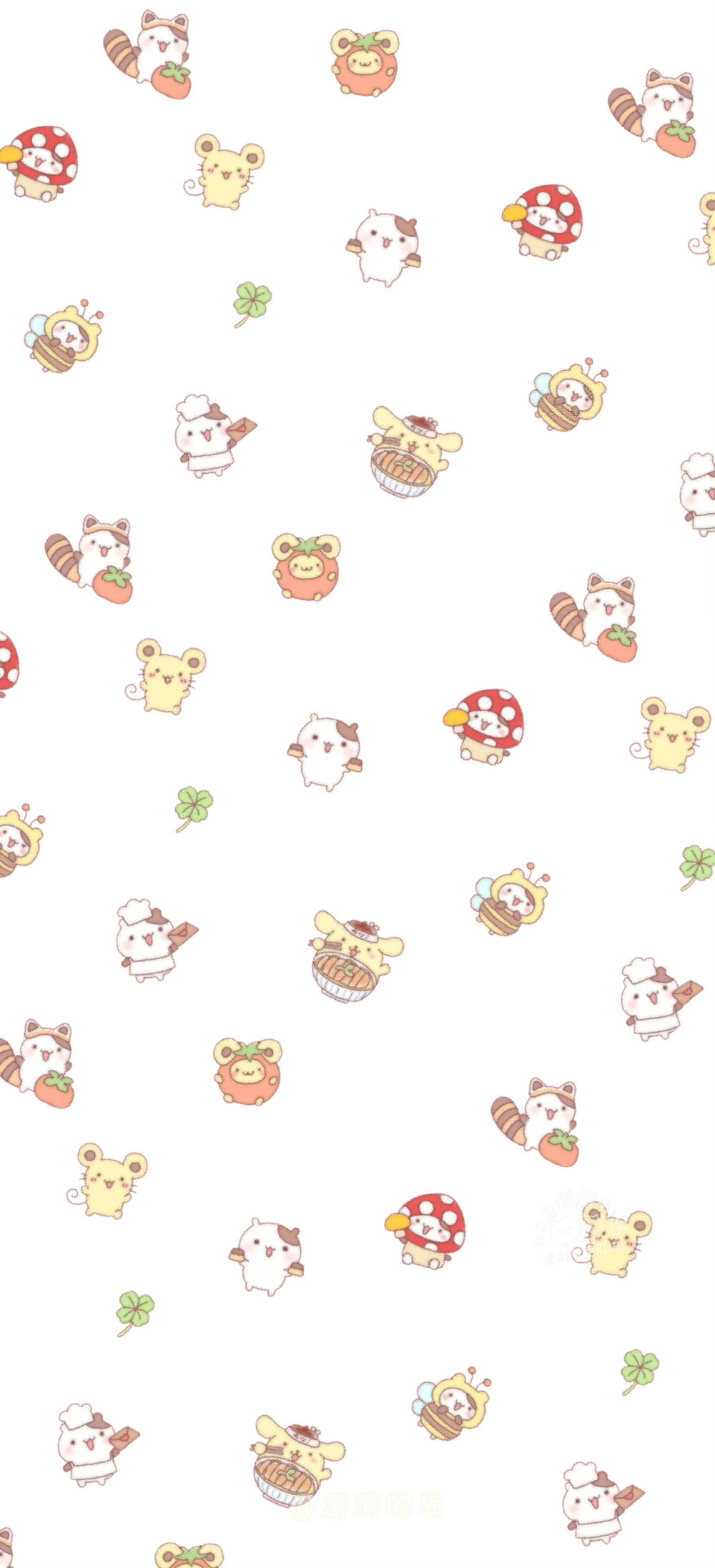 少女心壁纸/聊天背景图