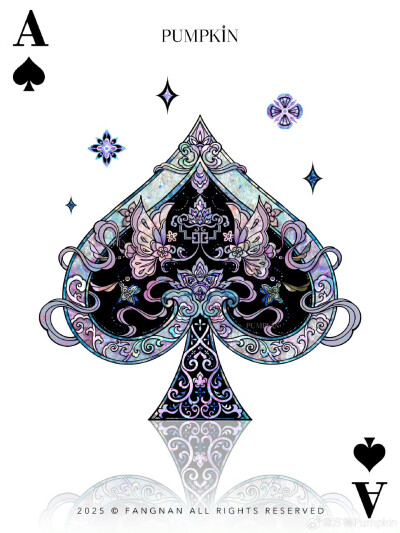 当扑克遇上非遗美学系列❗️
扑克牌里的国风世界#原创插画# ​
插画精选｜画师：方楠Pumpkin