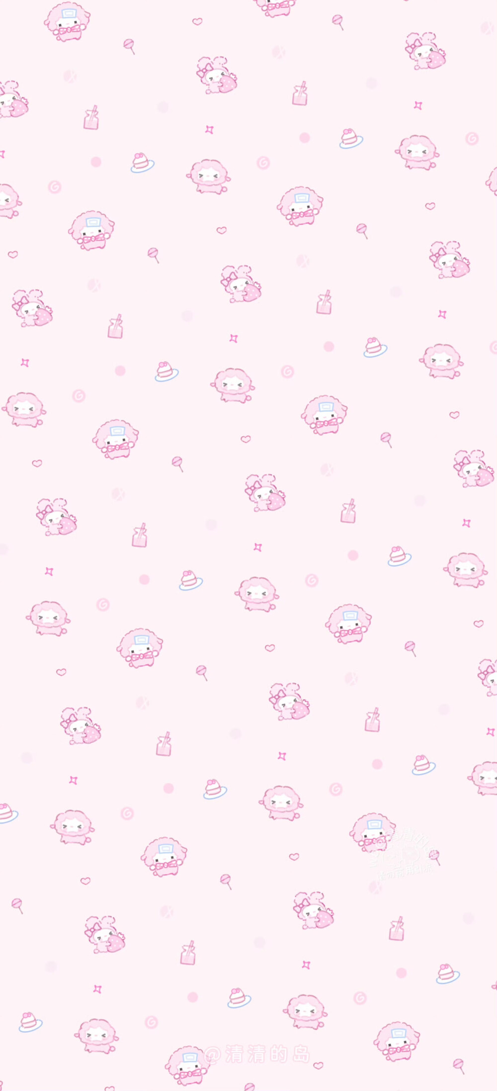 少女心壁纸/聊天背景图