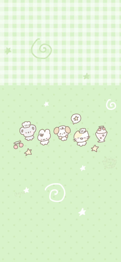 壁纸｜可爱平铺