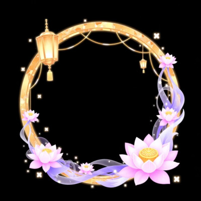 各种节日头像框