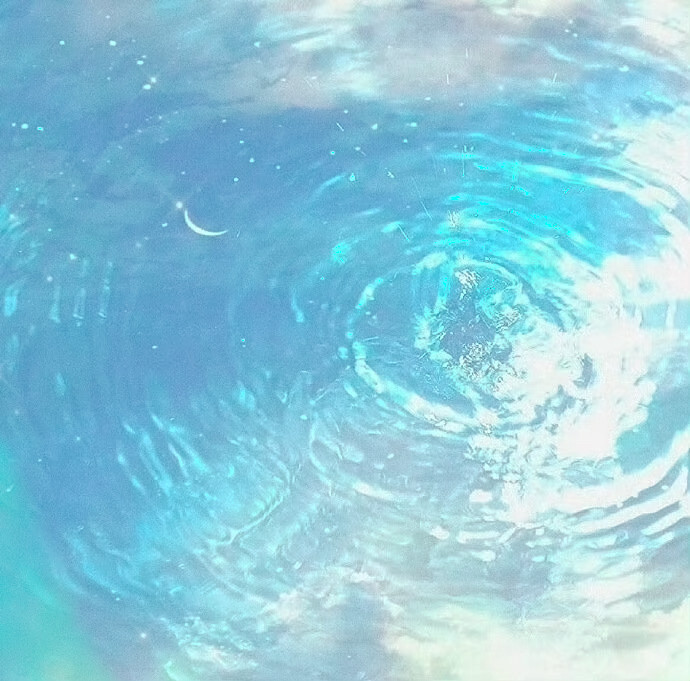 一直游到海水变蓝