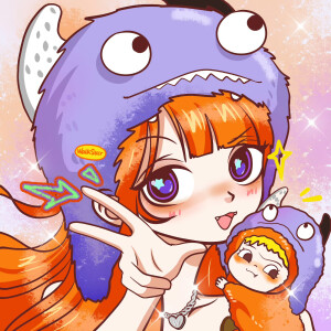 千禧风手绘女头
画师：WOX沃克星