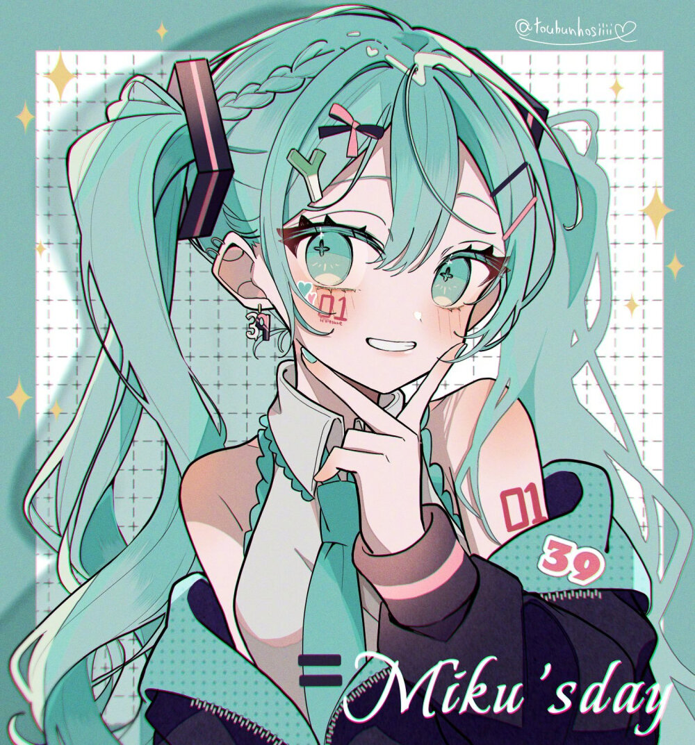 初音未来&镜音双子
画师X:toubunhosiiii ​​​