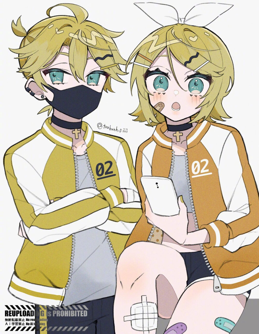 初音未来&镜音双子
画师X:toubunhosiiii ​​​