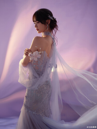 这个紫藤萝公主绝美~