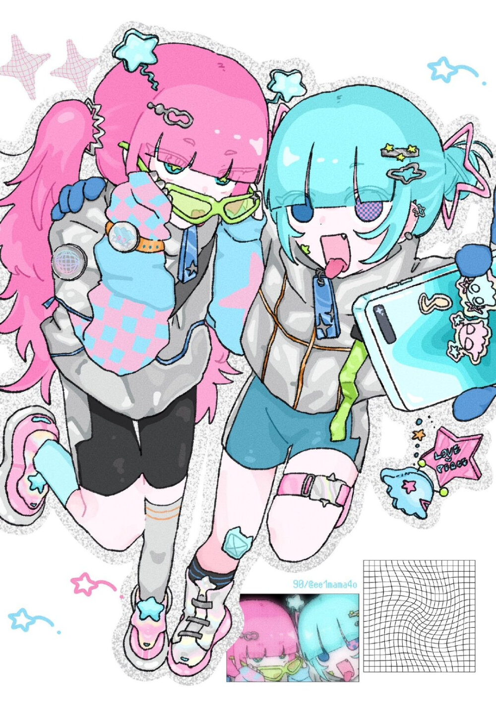 画师：90
X：ee1mama4o ​​​