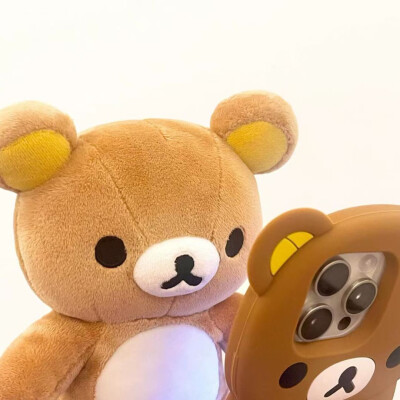 轻松熊玩偶双人头像