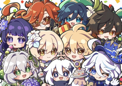 原神四周年贺图
