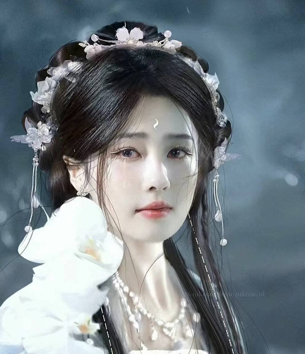 白鹿神图之蓝色系