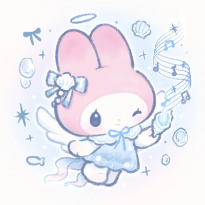 美乐蒂 插画头像
画师：土豆子烤糊啦
