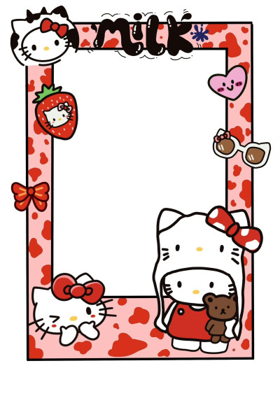 Kitty拍立得相框素材 ​​​
Cr.周末相框