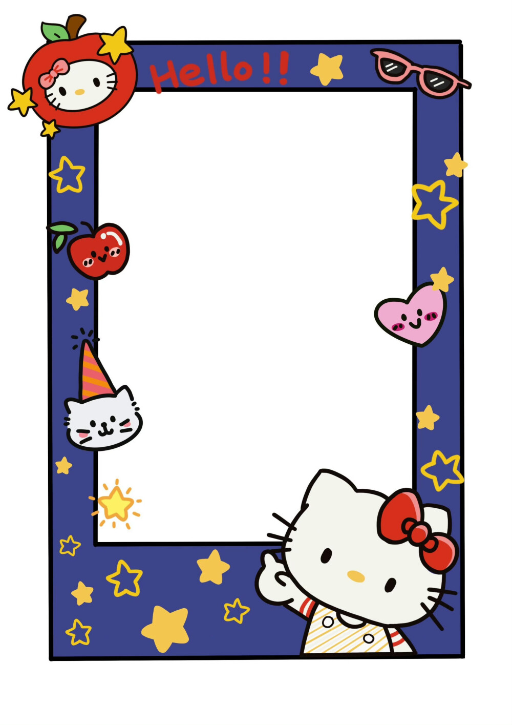 Kitty拍立得相框素材 ​​​
Cr.周末相框