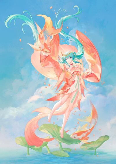 海洋堂 初音未来 金鱼ver. ​​​