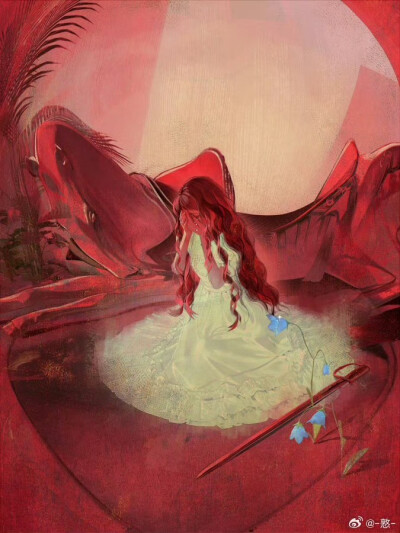 插画精选｜画师：-憝-