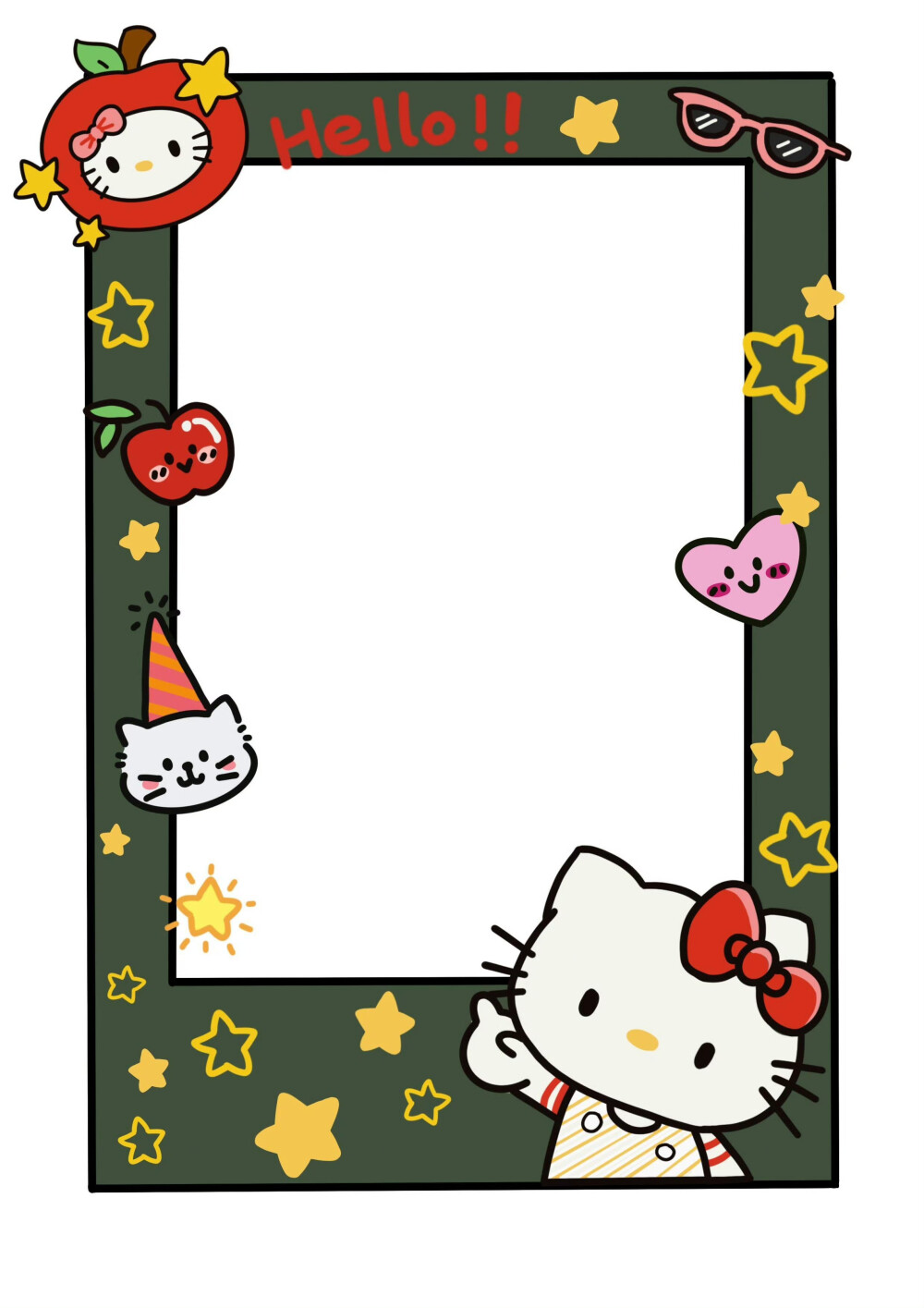 Kitty拍立得相框素材 ​​​
Cr.周末相框