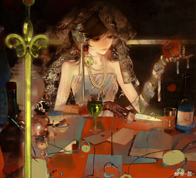 插画精选｜画师：-憝-