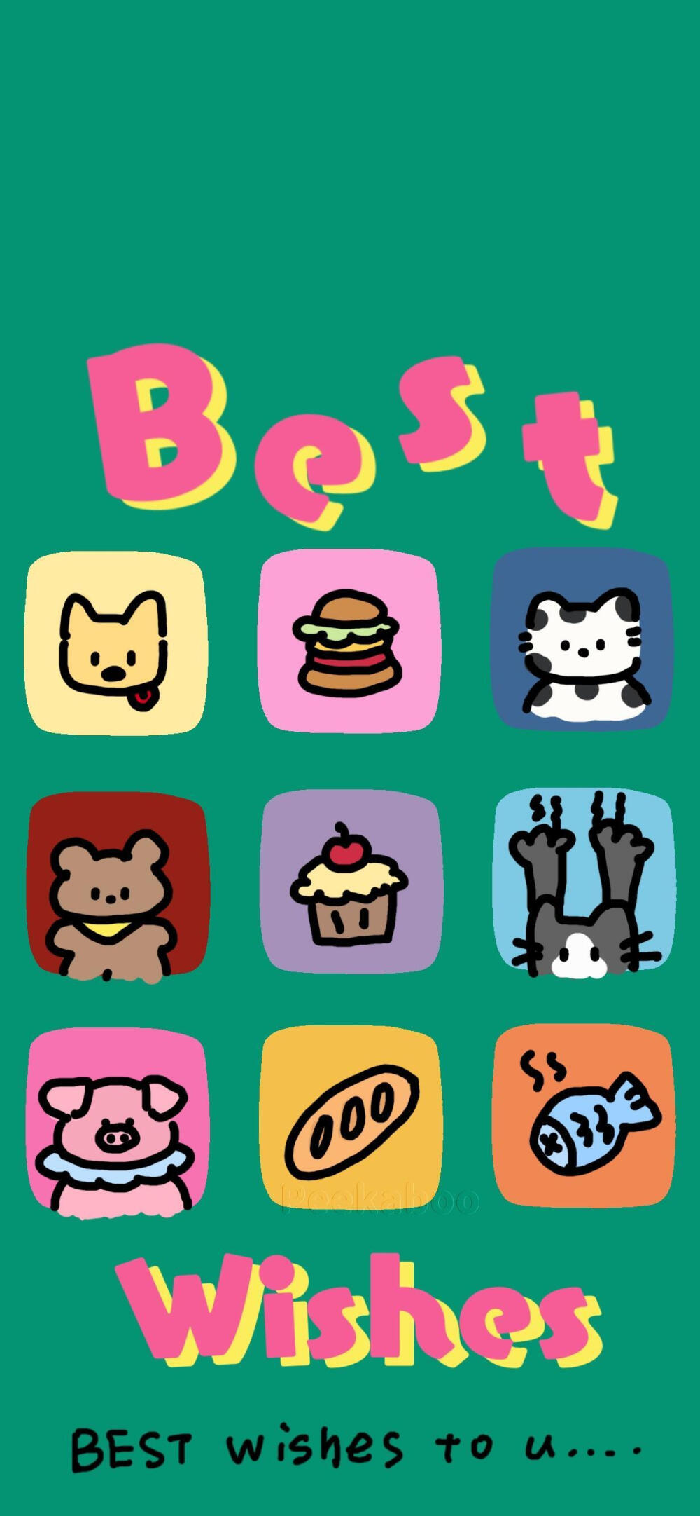 美式复古可爱壁纸
#插画壁纸#