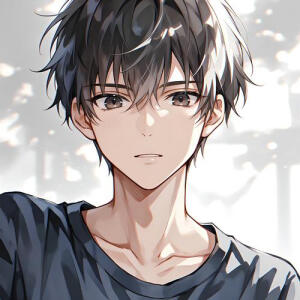 二次元 男头 ai 帅气 精选 侵权删