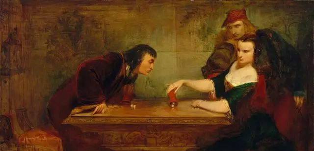 最后一次投掷
莱斯利 英国 布面油画 1840年 96.5x47cm
