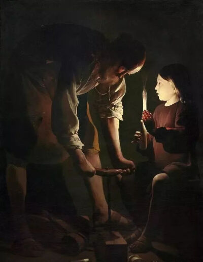 木匠圣约瑟
拉图尔 法国 1632年 画布油画 137×101厘米
巴黎卢浮宫藏
